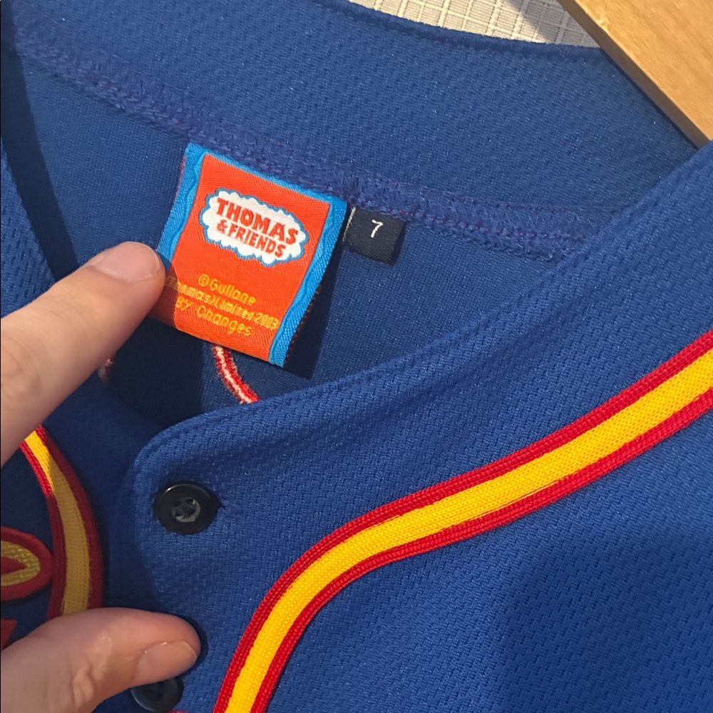 Thomas the Train kids jersey baseball embroidered - Picture 4 of 4